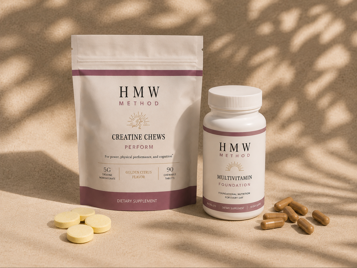 HMW Method Essentials Stack - Multivitamin + Creatine (1-Month Supply)