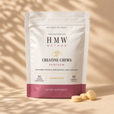 HMW Method Perform Golden Citrus creatine chews pouch with three chews