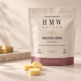 HMW Method Perform Golden Citrus creatine chews, 5g per three-chew serving