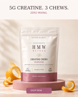 HMW Method Perform Golden Citrus creatine chews, 5g in three chews